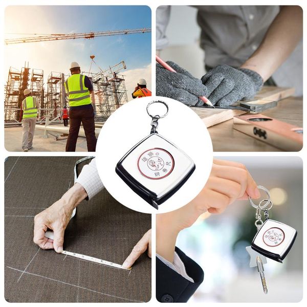 keychains arrival measuring tools stainless steel retractable ruler tape measure keychain key ring gauging keyring pull, Silver
keychains arrival measuring tools stainless steel retractable ruler tape measure keychain key ring gauging keyring pull, Silver