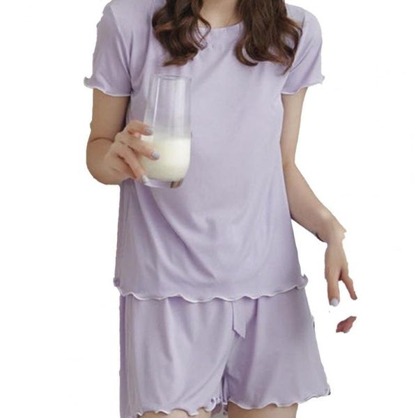 women's tracksuits 2pcs/set pajamas comfortable loose polyester women tree edges nightgown two-piece set for gift, Gray
women's tracksuits 2pcs/set pajamas comfortable loose polyester women tree edges nightgown two-piece set for gift, Gray