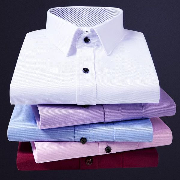men's dress shirts boo 2021 men tooling shirt long sleeve professional pure color work, White;black
men's dress shirts boo 2021 men tooling shirt long sleeve professional pure color work, White;black