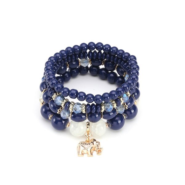 strands bracelet female elephant national style creative bohemian personality elastic, Black
strands bracelet female elephant national style creative bohemian personality elastic, Black