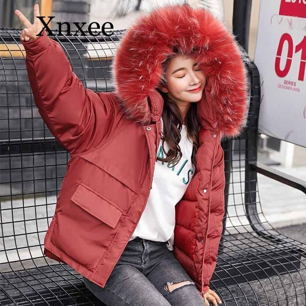 winter jacket women large fur collar down wadded jacket female cotton-padded jackets thickening women winter coat1, Black
winter jacket women large fur collar down wadded jacket female cotton-padded jackets thickening women winter coat1, Black