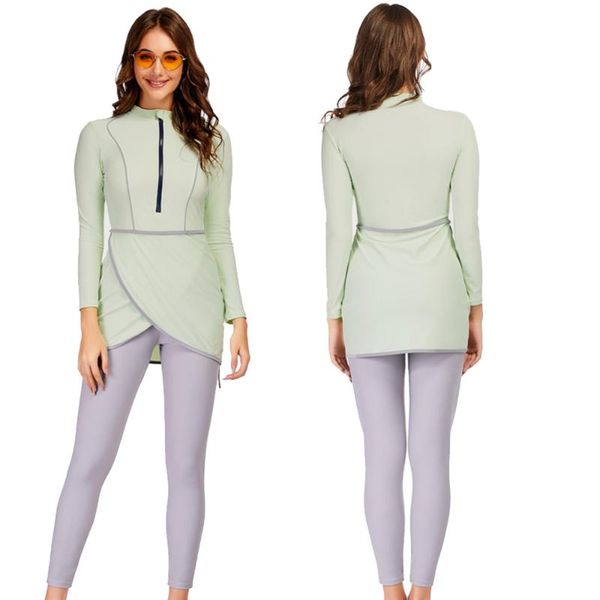2021muslim swimwear women modest patchwork hijab long sleeves sport swimsuit 3pcs islamic burkinis wear bathing suit new arrival
2021muslim swimwear women modest patchwork hijab long sleeves sport swimsuit 3pcs islamic burkinis wear bathing suit new arrival