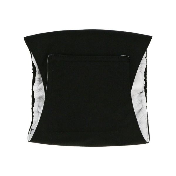 dog apparel nappies diaper sanitary physiological pants washable male pet with anti-leakage design black m/l/xl