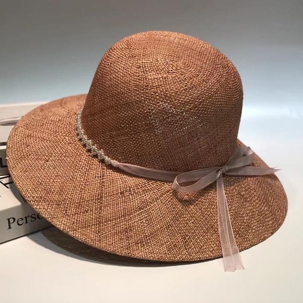 wide brim hats high-end big treasure hat straw female elegant aristocratic and sunbonnet, Blue;gray
wide brim hats high-end big treasure hat straw female elegant aristocratic and sunbonnet, Blue;gray