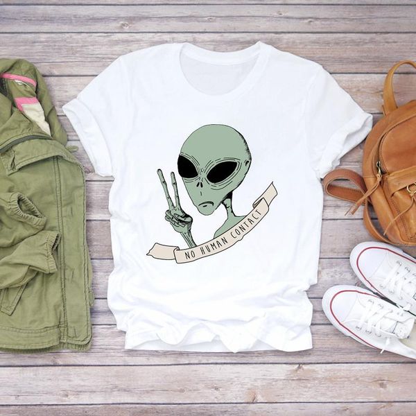 women's t-shirt women cartoon alien funny printing female ladies womens tee print summer shirt t-shirts t graphic, White
women's t-shirt women cartoon alien funny printing female ladies womens tee print summer shirt t-shirts t graphic, White