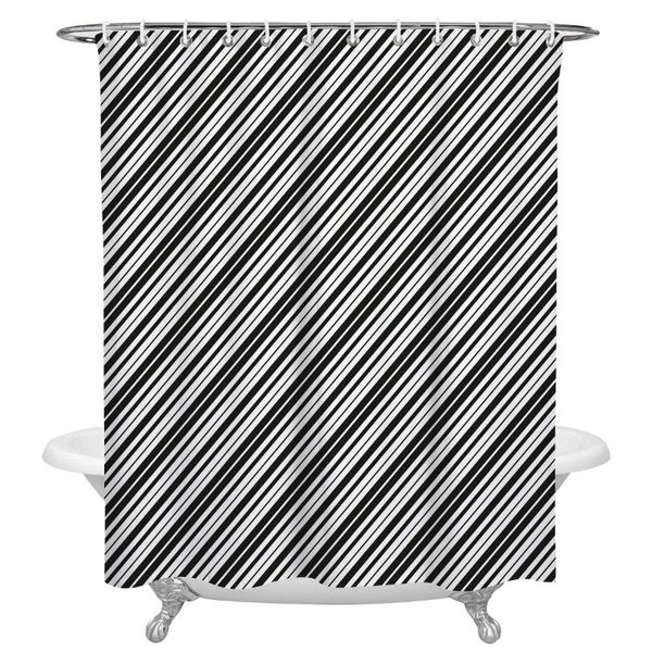 shower curtains waterproof black and white simple lines curtain frabic polyester bathroom decor
shower curtains waterproof black and white simple lines curtain frabic polyester bathroom decor