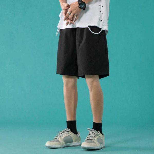 men's shorts summer casual fashion and leisure pocket pants versatile loose sports streetwear, White;black
men's shorts summer casual fashion and leisure pocket pants versatile loose sports streetwear, White;black