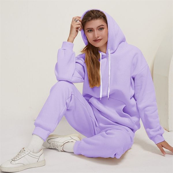 autumn women's fleece tracksuit 2 pieces set pullover hoodies+pants sport suit female winter warm sweatshirt suit for woman 211116, Gray
autumn women's fleece tracksuit 2 pieces set pullover hoodies+pants sport suit female winter warm sweatshirt suit for woman 211116, Gray