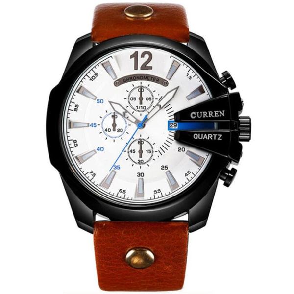 wristwatches relogio masculino curren golden men watches watch man quartz gold clock wrist 8176, Slivery;brown
wristwatches relogio masculino curren golden men watches watch man quartz gold clock wrist 8176, Slivery;brown
