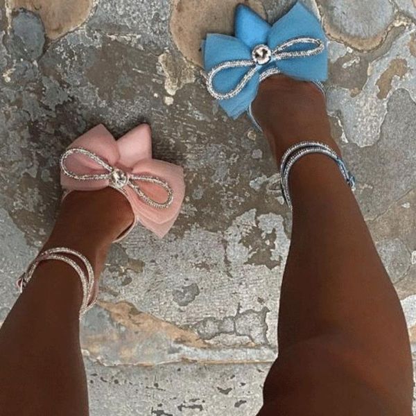 2021 europe and the united states new mesh bowknot rhinestone pointed fashion crystal heels women's sandals, Black
2021 europe and the united states new mesh bowknot rhinestone pointed fashion crystal heels women's sandals, Black