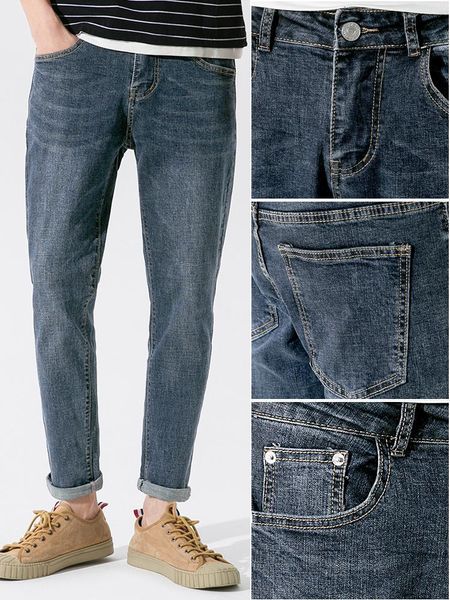 men's jeans 2021 men spring summer long straight pants fashion loose thin male stretch denim trousers clothing w517, Blue
men's jeans 2021 men spring summer long straight pants fashion loose thin male stretch denim trousers clothing w517, Blue
