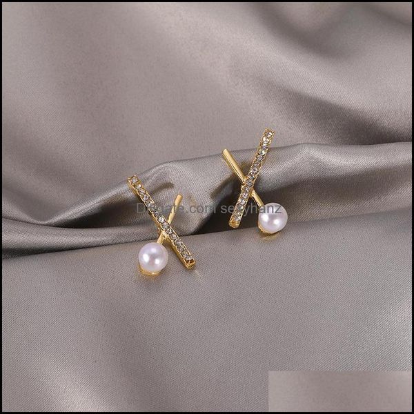 stud earrings jewelry s847 fashion s925 sier needle cross geometry pearl rhinstone drop delivery 2021 0p9fr, Golden;silver
stud earrings jewelry s847 fashion s925 sier needle cross geometry pearl rhinstone drop delivery 2021 0p9fr, Golden;silver