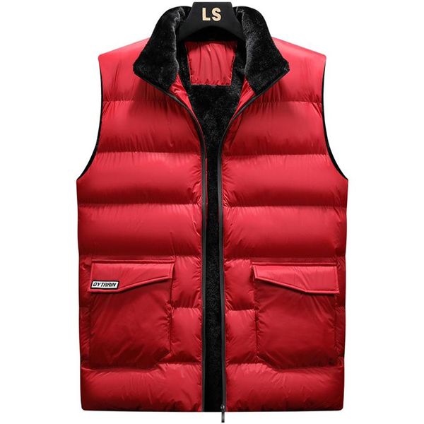 men's vests winter thicken fleece warm vest men 7xl 8xl big size sleeveless jacket puffer gilet coat thermal with pockets, Black;white
men's vests winter thicken fleece warm vest men 7xl 8xl big size sleeveless jacket puffer gilet coat thermal with pockets, Black;white