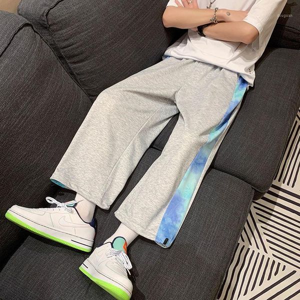 men's pants summer sweatpants fashion casual men streetwear loose wide-leg mens joggers track tie-dye trousers, Black
men's pants summer sweatpants fashion casual men streetwear loose wide-leg mens joggers track tie-dye trousers, Black