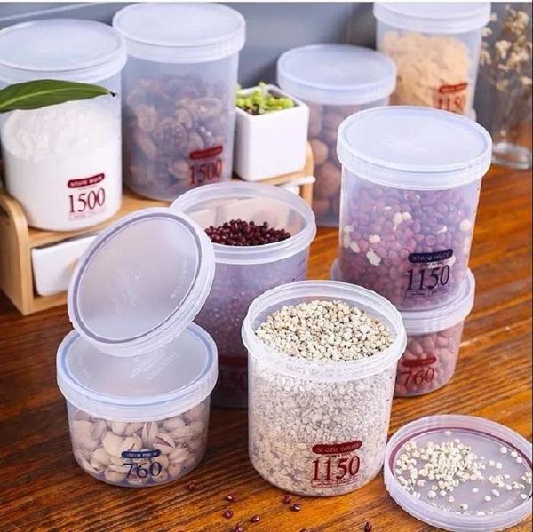 storage bottles & jars kitchen airtight jar plastic food tank transparent milk powder box moisture-proof
storage bottles & jars kitchen airtight jar plastic food tank transparent milk powder box moisture-proof