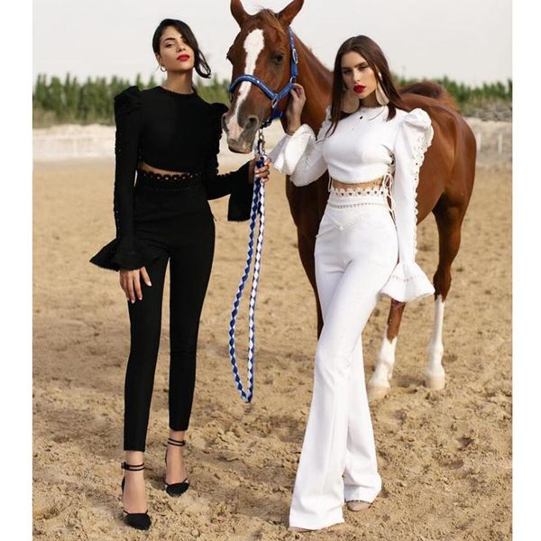 women's two piece pants 2021 fall white hook flower hollow long sleeve crop & casual slim lace up high street women pieces set 601
women's two piece pants 2021 fall white hook flower hollow long sleeve crop & casual slim lace up high street women pieces set 601