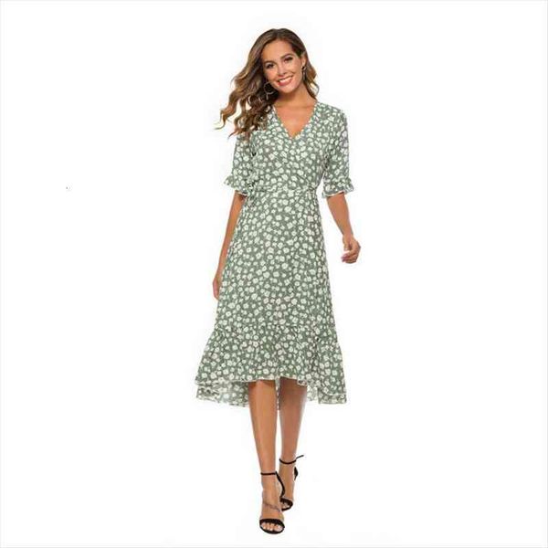 casual bohemian beach elegant chiffon womens dresses floral print ruffles a-line summer side split vestidos, Black;gray
casual bohemian beach elegant chiffon womens dresses floral print ruffles a-line summer side split vestidos, Black;gray
