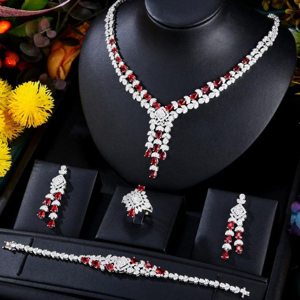 earrings & necklace kellybola noble luxury zircon pendant 4pcs women's wedding anniversary dubai bride fashion design jewelry s, Silver
earrings & necklace kellybola noble luxury zircon pendant 4pcs women's wedding anniversary dubai bride fashion design jewelry s, Silver