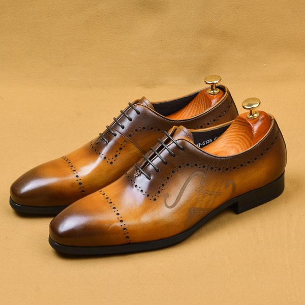 fashion men dress shoes handmade business shoes wedding shoes genuine leather big size waxing process lace-up formal a25, Black
fashion men dress shoes handmade business shoes wedding shoes genuine leather big size waxing process lace-up formal a25, Black