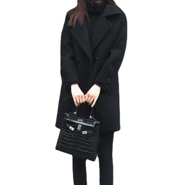 women's wool & blends black womens lapel winter autumn commute button mid-length thermal coat casual coats warm overcoat
women's wool & blends black womens lapel winter autumn commute button mid-length thermal coat casual coats warm overcoat