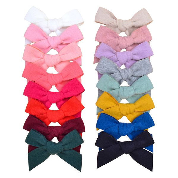 16colors new solid cotton hair bows with clip for girl hair clips boutique barrette cute hairpin handmade kids hair accessories, Slivery;white
16colors new solid cotton hair bows with clip for girl hair clips boutique barrette cute hairpin handmade kids hair accessories, Slivery;white