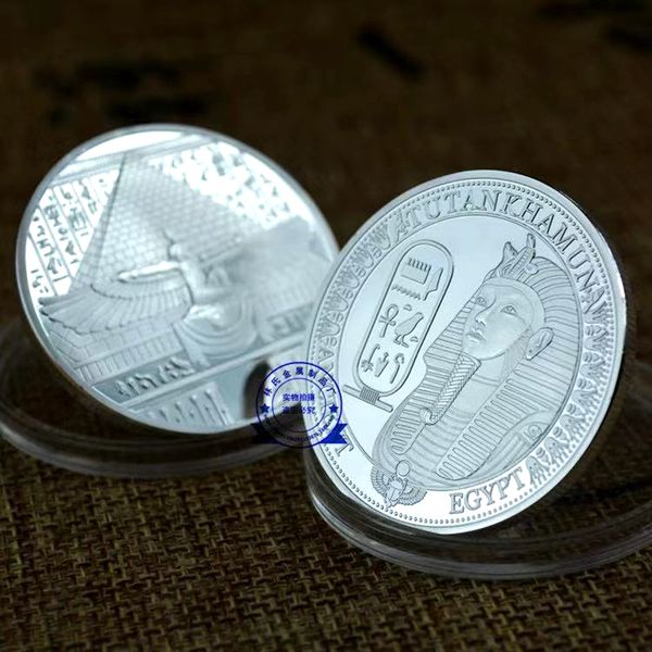 50pcs non magnetic crafts egyptian pharaoh stone lions face pyramid silver plated commemorative coin
50pcs non magnetic crafts egyptian pharaoh stone lions face pyramid silver plated commemorative coin