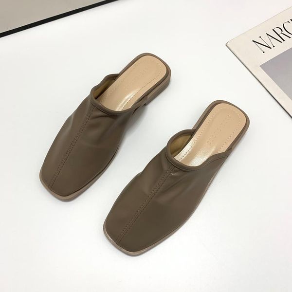 slhjc mules slippers leather women square toe low chunky heel casual holiday outside drags, Black
slhjc mules slippers leather women square toe low chunky heel casual holiday outside drags, Black