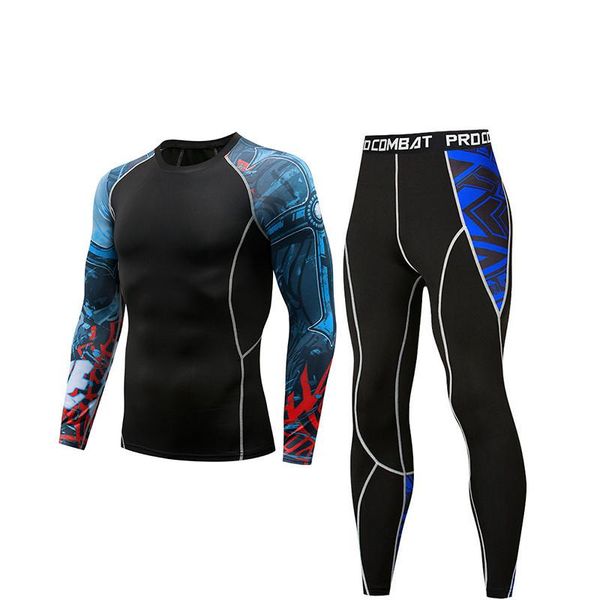 men's tracksuits quick-drying running suit 2 pieces / set compression sports long-sleeved t-shirt basketball tights gym fitness, Gray
men's tracksuits quick-drying running suit 2 pieces / set compression sports long-sleeved t-shirt basketball tights gym fitness, Gray