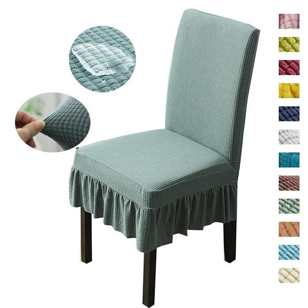 1/2/4/6pcs solid color dining waterproof chair cover stretch elastic back chair slipcover case for chairs kitchen banquet
1/2/4/6pcs solid color dining waterproof chair cover stretch elastic back chair slipcover case for chairs kitchen banquet