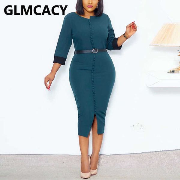 women classy bodycon midi dress elegant office ladies work dress evening party dress 210702, Black;gray
women classy bodycon midi dress elegant office ladies work dress evening party dress 210702, Black;gray