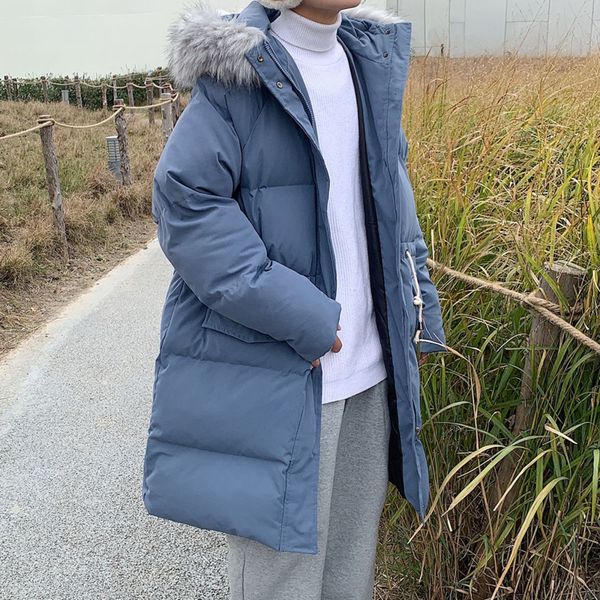 2021 new winter long men's warm fashion casual fur collar hooded coat men wild style oversize jacket parka mens clothes upkd, Black
2021 new winter long men's warm fashion casual fur collar hooded coat men wild style oversize jacket parka mens clothes upkd, Black