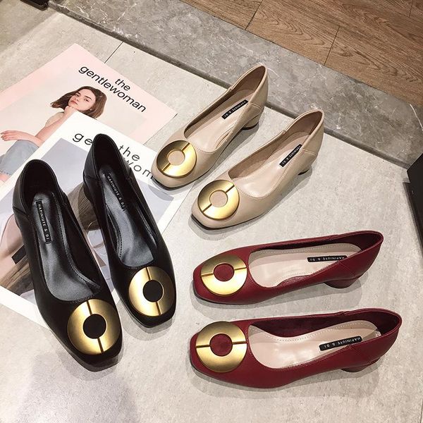 dress shoes spring and autumn women's high heels platform square toe office fashion comfortable trend, Black
dress shoes spring and autumn women's high heels platform square toe office fashion comfortable trend, Black
