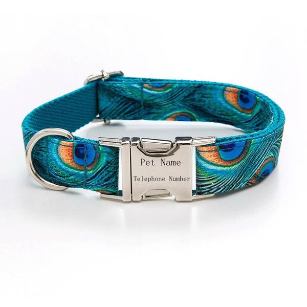 adjustable personalized peacock pattern pet dog collar breathable custom name id pet dog collar for small medium large dogs pug
adjustable personalized peacock pattern pet dog collar breathable custom name id pet dog collar for small medium large dogs pug
