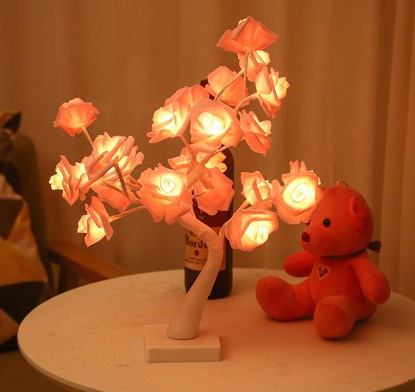 strings led rose lamp room bedroom decoration small tree bedside night colored gift table
strings led rose lamp room bedroom decoration small tree bedside night colored gift table