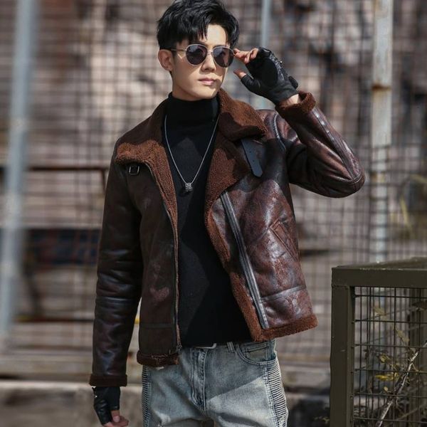 new 2021 men's winter down warm hoodle sheep aviation genuine leather bomber jacket men real flights black pilot coat ue3p
new 2021 men's winter down warm hoodle sheep aviation genuine leather bomber jacket men real flights black pilot coat ue3p