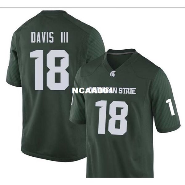 001 michigan state spartans felton davis iii #18 real full embroidery college jersey size s-4xl or custom any name or number jersey, Black
001 michigan state spartans felton davis iii #18 real full embroidery college jersey size s-4xl or custom any name or number jersey, Black