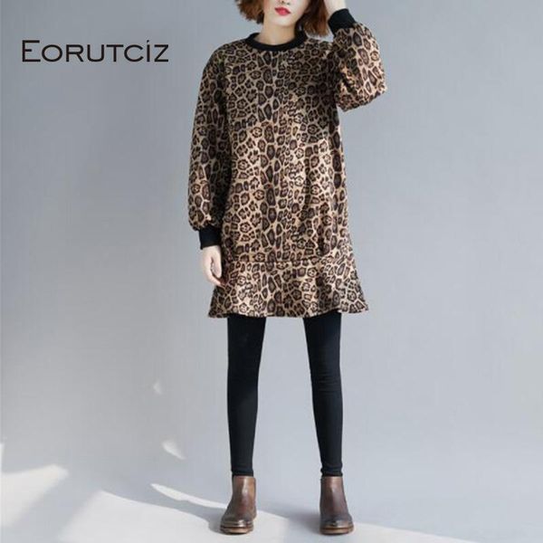 casual dresses eorutciz winter leopard sweatshirt dress women oversize autumn vintage long sleeve lm322, Black;gray
casual dresses eorutciz winter leopard sweatshirt dress women oversize autumn vintage long sleeve lm322, Black;gray