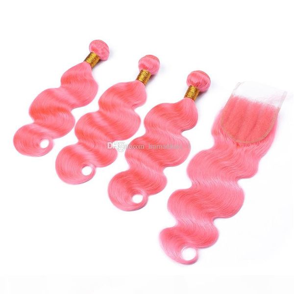 pink lace closure body wave with bundles brazilian virgin human hair extension pink hair weaves with 4x4 lace closure, Black;brown
pink lace closure body wave with bundles brazilian virgin human hair extension pink hair weaves with 4x4 lace closure, Black;brown