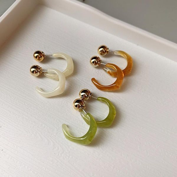 hoop & huggie lovoacc french fashion green white coffee colour earrings for women ladies c shape geometric round accessories, Golden;silver
hoop & huggie lovoacc french fashion green white coffee colour earrings for women ladies c shape geometric round accessories, Golden;silver