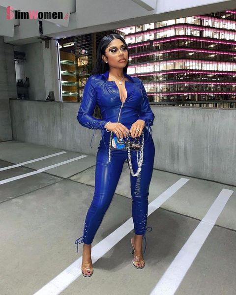 women's two piece pants women clothing fashion streetwear outfits cool moto bandage pu leather set long sleeve zip coat lace up bodycon, White
women's two piece pants women clothing fashion streetwear outfits cool moto bandage pu leather set long sleeve zip coat lace up bodycon, White