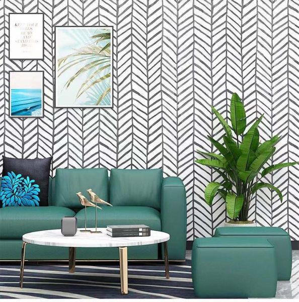 wallpapers 6m peel and stick self-adhesive striped wallpaper roll for bedroom walls living room wall paper murals home decor
