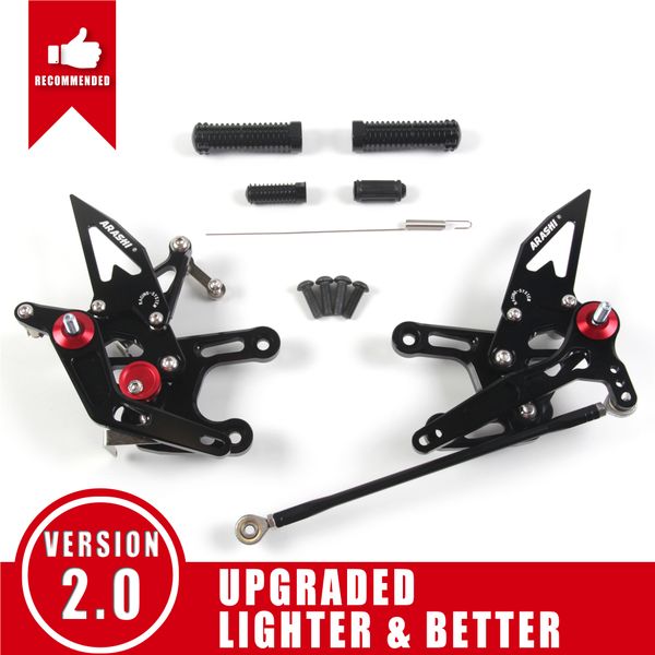 arashi ( version 2.0 ) adjustable rearsets footrests footpegs foot peg motorcycle accessories for kawasaki zx10r zx-10r 2008 - 2010 2009
arashi ( version 2.0 ) adjustable rearsets footrests footpegs foot peg motorcycle accessories for kawasaki zx10r zx-10r 2008 - 2010 2009