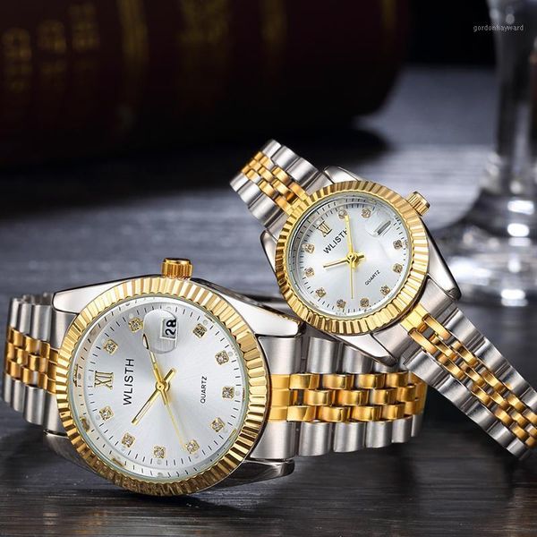lovers watch waterproof room gold fashion student men and women wristwatches, Slivery;brown
lovers watch waterproof room gold fashion student men and women wristwatches, Slivery;brown
