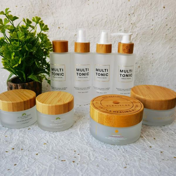 storage bottles & jars 5pcs empty skin care cream jar packaging glass bottle with bamboo lid cap cosmetic lotion container
storage bottles & jars 5pcs empty skin care cream jar packaging glass bottle with bamboo lid cap cosmetic lotion container