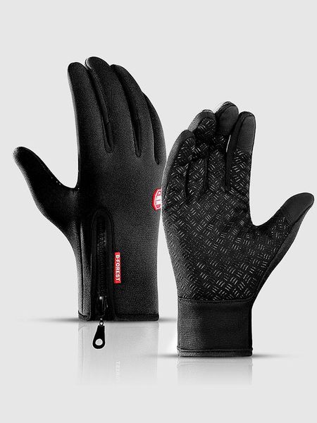 cycling gloves touchscreen waterproof fleece thermal sports for hiking skiing motorcycle full finger, Black
cycling gloves touchscreen waterproof fleece thermal sports for hiking skiing motorcycle full finger, Black