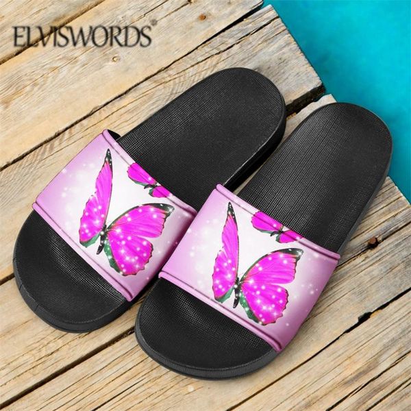 slippers elviswords 3d butterfly print for women anti-slip beach slides sandals leisure soft indoor flats shoes female plus size, Black
slippers elviswords 3d butterfly print for women anti-slip beach slides sandals leisure soft indoor flats shoes female plus size, Black
