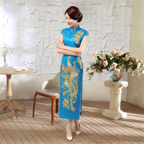shanghai story phoenix embroidery oriental styled dresses qipao women traditional dress chinese cheongsam long chinese dress, Red
shanghai story phoenix embroidery oriental styled dresses qipao women traditional dress chinese cheongsam long chinese dress, Red