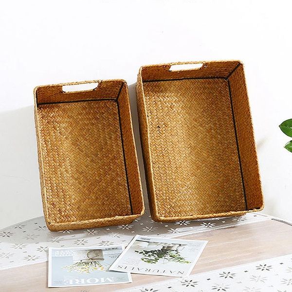 storage baskets woven basket durable rattan drawer closet organzier sundries cosmetic storag organizer box with handle
storage baskets woven basket durable rattan drawer closet organzier sundries cosmetic storag organizer box with handle