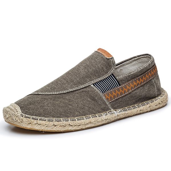 men hemp canvas casual shoes man flat loafers lightweight male footwear soft walking driving tenis masculino adulto 64 gh7dress shoes, Black
men hemp canvas casual shoes man flat loafers lightweight male footwear soft walking driving tenis masculino adulto 64 gh7dress shoes, Black