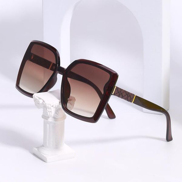 sunglasses 2021 female fashion net celebrity same style big box trendy glasses 8715a, White;black
